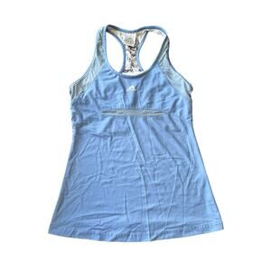 adidas climacool compression tank top racerback sport blouse purple sz small